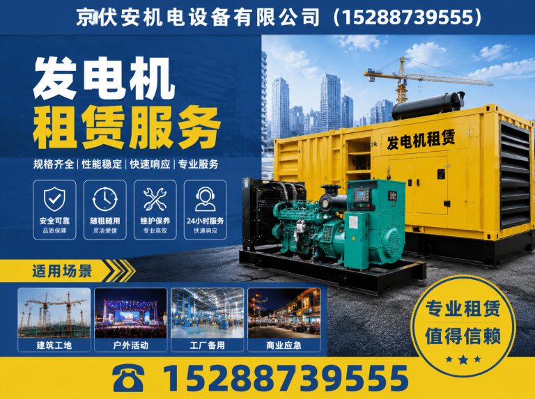 图木舒克应急发电机出租展示图